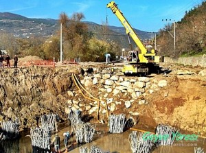 Hızlı Tren Köprü Ayakları Yapılıyor