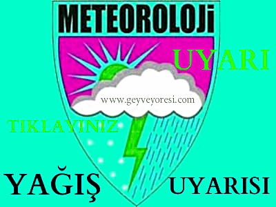 Meteoroloji’den Geyve İçin YAĞMUR Uyarısı Geldi