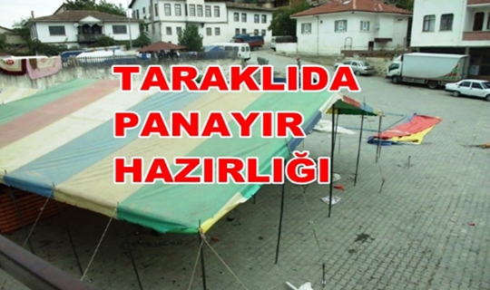 Taraklı’da Panayır Hazırlıkları Sürüyor 24.09.2013