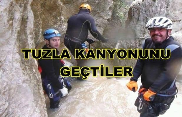 İstanbul Canyoning Team (ICT) Taraklı Tuzla Köyü Kanyonunu Geçti