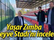 ASKF Başkanı Yaşar Zımba, Yeni Geyve Atatürk Şehir Stadı’nı İnceledi