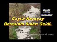 Geyve Karaçay Deresinin Suları Geldi. Amatör Kamera Video Görüntüleri