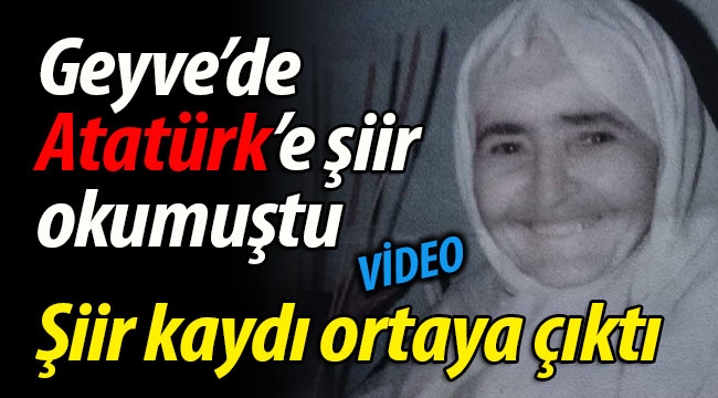 Geyve’de Atatürk İle Kız Çocuğu Arasında Geçen Konuşma