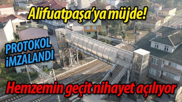 Alifuatpaşa’da Hemzemin Geçit Nihayet Açılıyor!