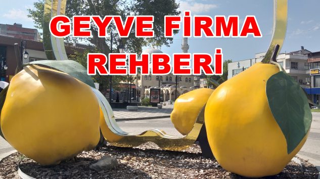 Geyve Firma Rehberi Firmanızı Ekleyiniz