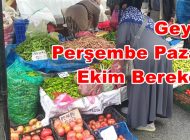 Geyve Perşembe Pazarı Ekim Bereketi