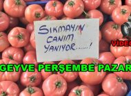Geyve Perşembe Pazarı Ürün Fiyatları (08.05.2025) Video Haber