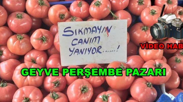 Geyve Perşembe Pazarı Ürün Fiyatları (08.05.2025) Video Haber