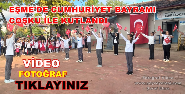 Geyve Eşme Köyünde Cumhuriyet Bayramı Coşku İle Kutlandı Geyve Köyleri Cumhuriyet Bayramı Pilav Etkinliği