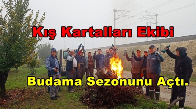 Kış Kartalları Ekibi Geyve Yöresinde Budama Sezonunu Açtı.