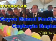 1. Geyve Hamsi Festivali Coşkuyla Başladı.