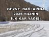 Geyve İlçesine Yılın İlk Kar Yağışı
