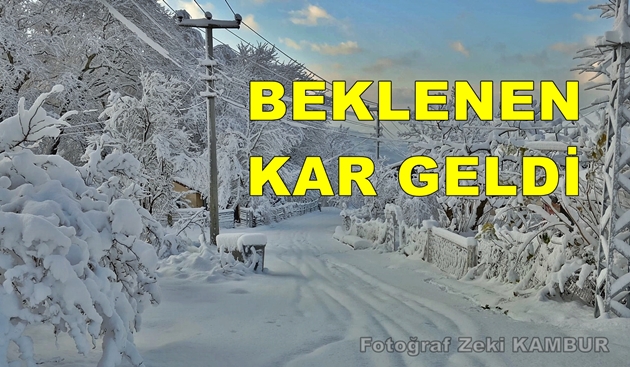 Geyve Yöresi Yükseklerine Beklenen Kar Yağdı