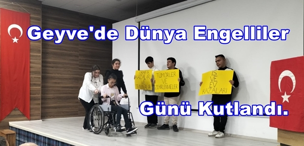 geyve de dünya engelliler günü kutlandı
