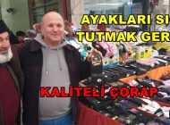 Geyve Perşembe Pazarında Çorap Satan Ali Kaşıkçı Kaliteli Çorapları ve Güler Yüzü İle Aranan Esnaflarından