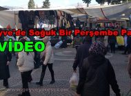 Geyve’de Soğuk Bir Perşembe Pazarı