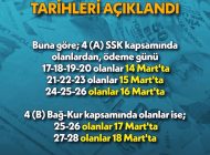 Bayram İkramiyeleri ve Emekli Aylıkları Ödeme Tarihleri Açıklandı.