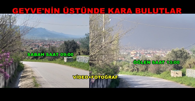 Zirai Don Tehlikesine Karşı Geyveli Çiftçiler Sabaha Kadar Alarmda Kaldılar. Günün Işıkları İle Zirai Don İle Mücadelenin Etkileri Ortaya Çıktı Kara Duman