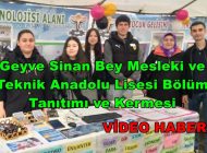 Geyve Sinan Bey Mesleki ve Teknik Anadolu Lisesi Bölüm Tanıtımı ve Kermesi Geyve Meydanında Yapıldı.