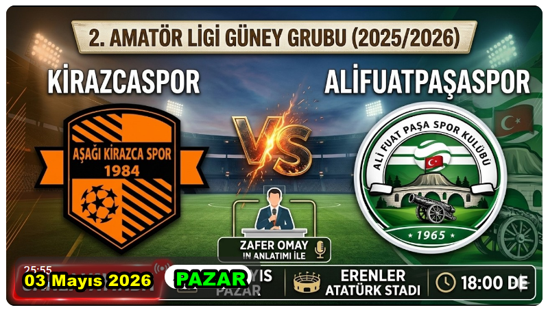 Kirazcaspor Alifuatpaşaspor  Sakarya 2. Amatör Futbol Güney Gurubu Canlı Yayın