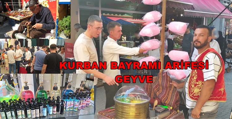 Kurban Arifesinde Geyve Kalabalık Bir Gün Yaşadı