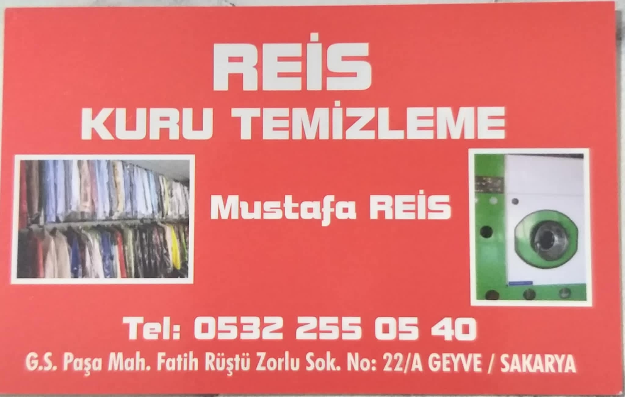 Reis Kuru Temizleme Geyve Mustafa Reis