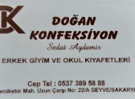 Doğan Konfeksiyon Sedat Aydemir Geyve Sakarya