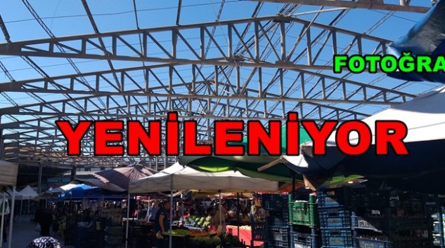 Geyve Kapalı Pazar Yeri Yenileniyor