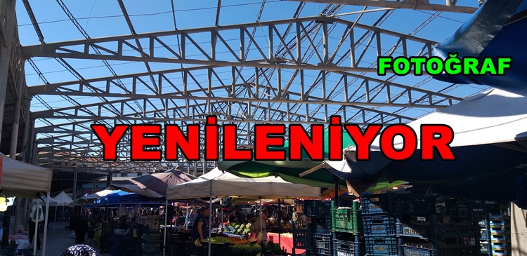 Geyve Kapalı Pazar Yeri Yenileniyor