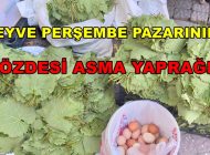 Geyve Perşembe Pazarının Gözdesi Asma Yaprağı