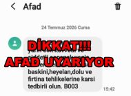 Afad Yağış İçin Uyarıyor, Geyve Sakarya Yağış Uyarısı.