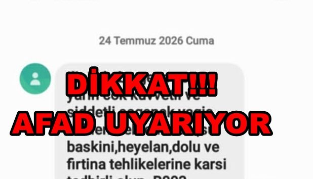 Afad Yağış İçin Uyarıyor, Geyve Sakarya Yağış Uyarısı.