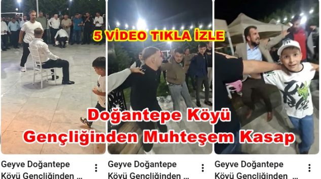 Geyve Doğantepe Köyü Gençliğinden Muhteşem Kasap