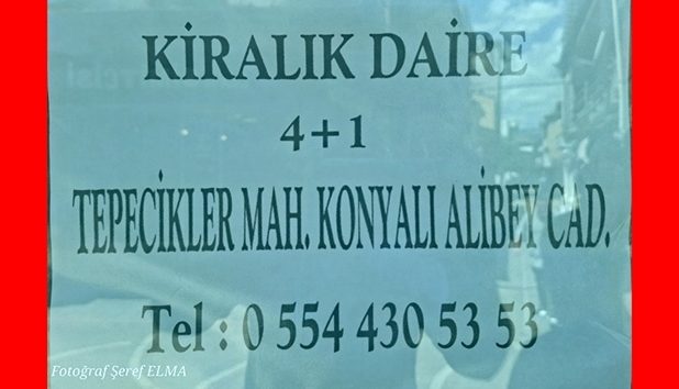 Geyve Tepecikler Mahallesi Konyalı Alibey Caddesi Kiralık Daire 4+1