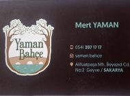 Geyve Yaman Bahçe Alifuatpaşa