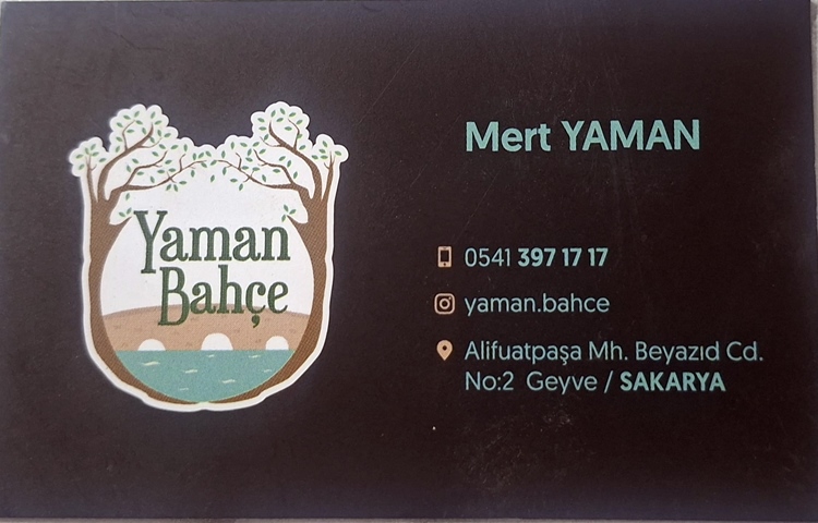 Geyve Yaman Bahçe Alifuatpaşa