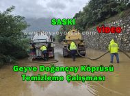 Geyve Doğançay Köprüsü Temizleme Çalışması SASKİ
