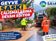 Geyve’de Yağış Sonrası SASKİ Ekipleri Sahada! Yoğun Çalışma Sürüyor