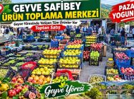 Geyve Safibey Ürün Toplama Merkezi Pazar Yoğunluğu