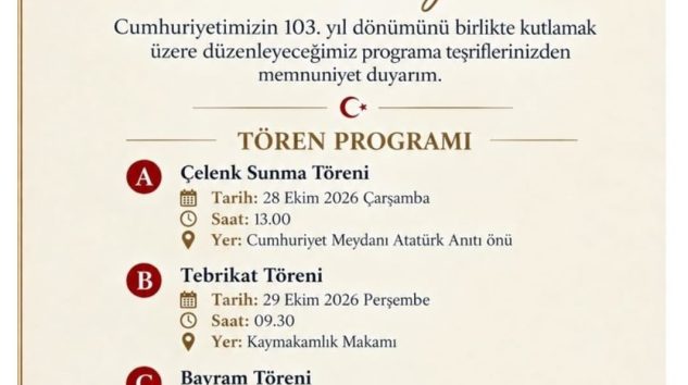 Geyve’de 29 Ekim Tören Yeri Hava Muhalefeti Nedeniyle Değişti