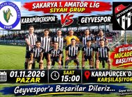 Karapürçekspor Geyvespor Sakarya 1. Amatör Futbol Lig  2. Hafta Karşılaşması