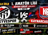Sakarya 1.Amatör Lig Siyah Grup 1.Hafta Geyvespor ve Kaynarcaspor Omay Medya CANLI YAYIN