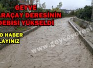 Son Yağışlardan Sonra Geyve Karaçay Deresinin Debisi Yükseldi.