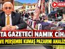 Usta Gazeteci Namık Cihan, Geyve Perşembe Kumaş Pazarını Analiz Etti (Video Haber)