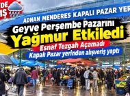 Yağmur Geyve Perşembe Pazarını Etkiledi Esnaf Tezgah Açamadı.
